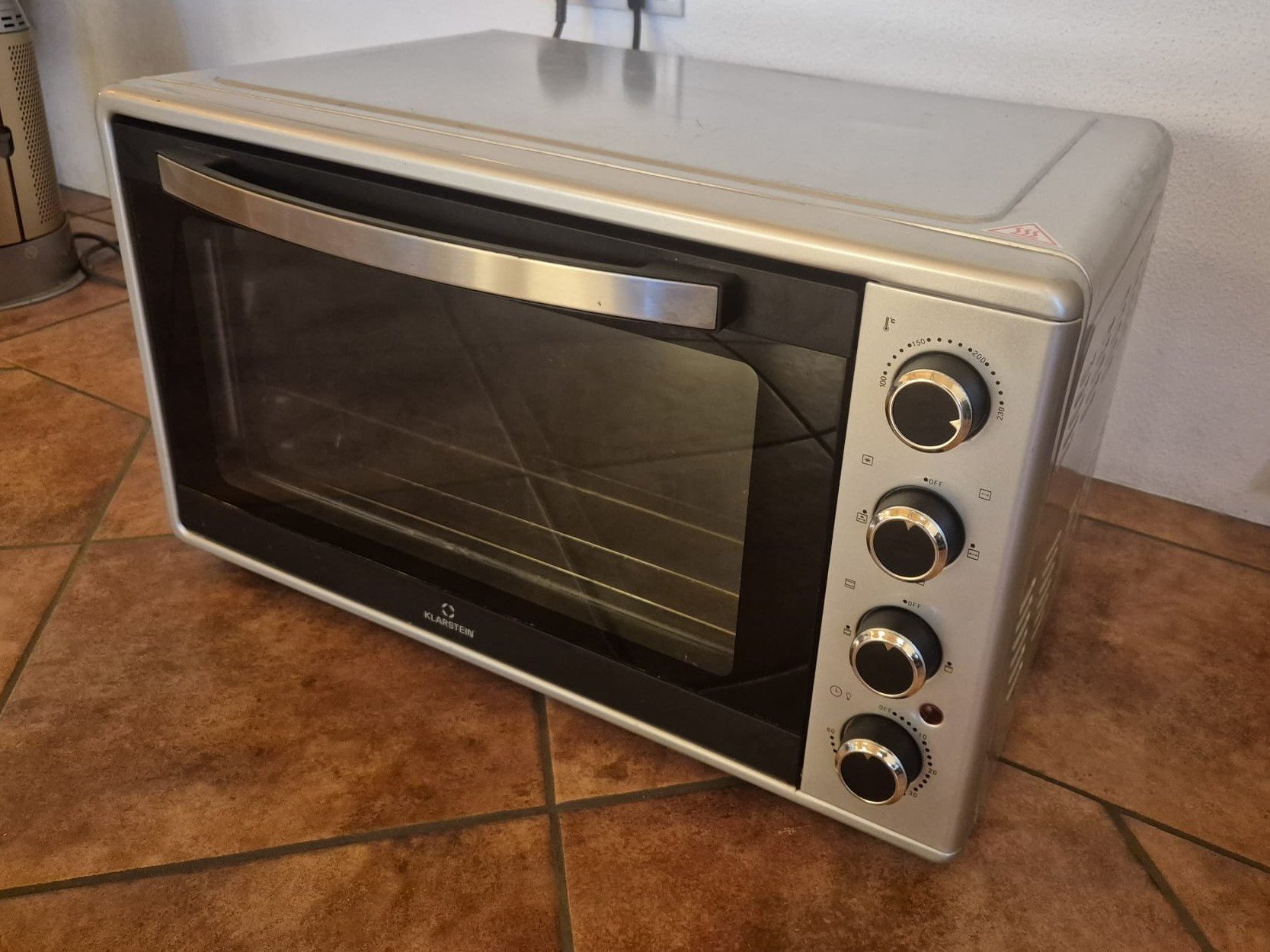 Klarstein Masterchef / Omnichef Large Countertop Mini Oven with Convection & Rotisserie (Silver)